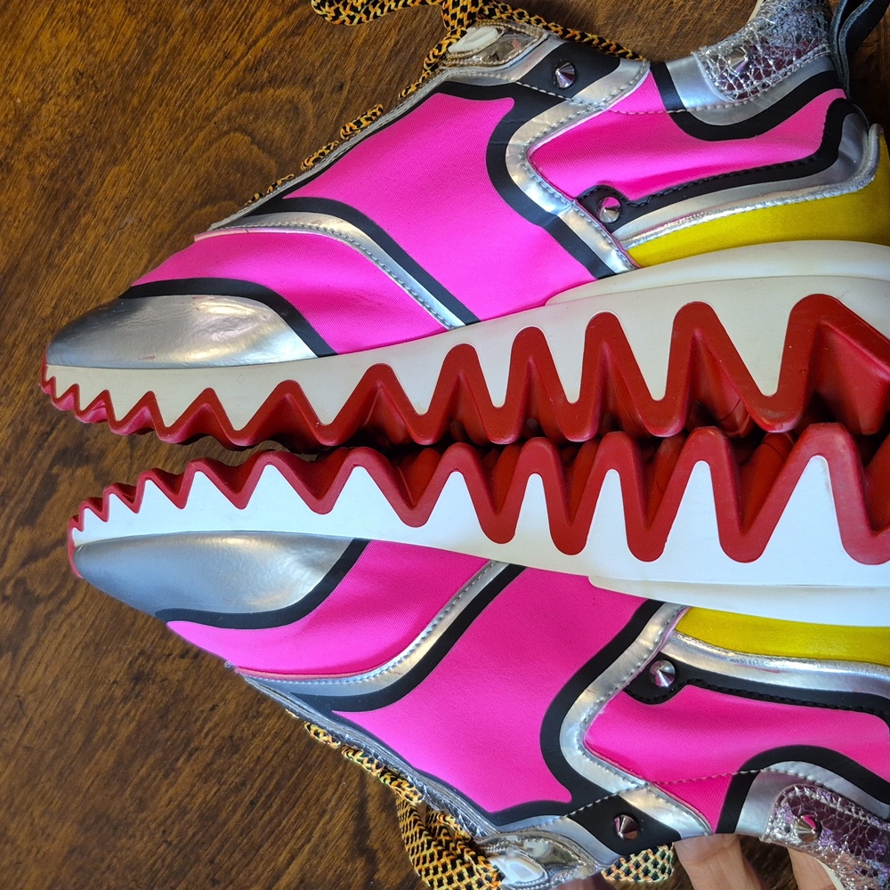 Christian Louboutin Sharkina Sneaker Neo SP Star Version Multi Color (#1640) - Picture 15 of 17